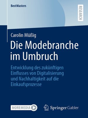 cover image of Die Modebranche im Umbruch